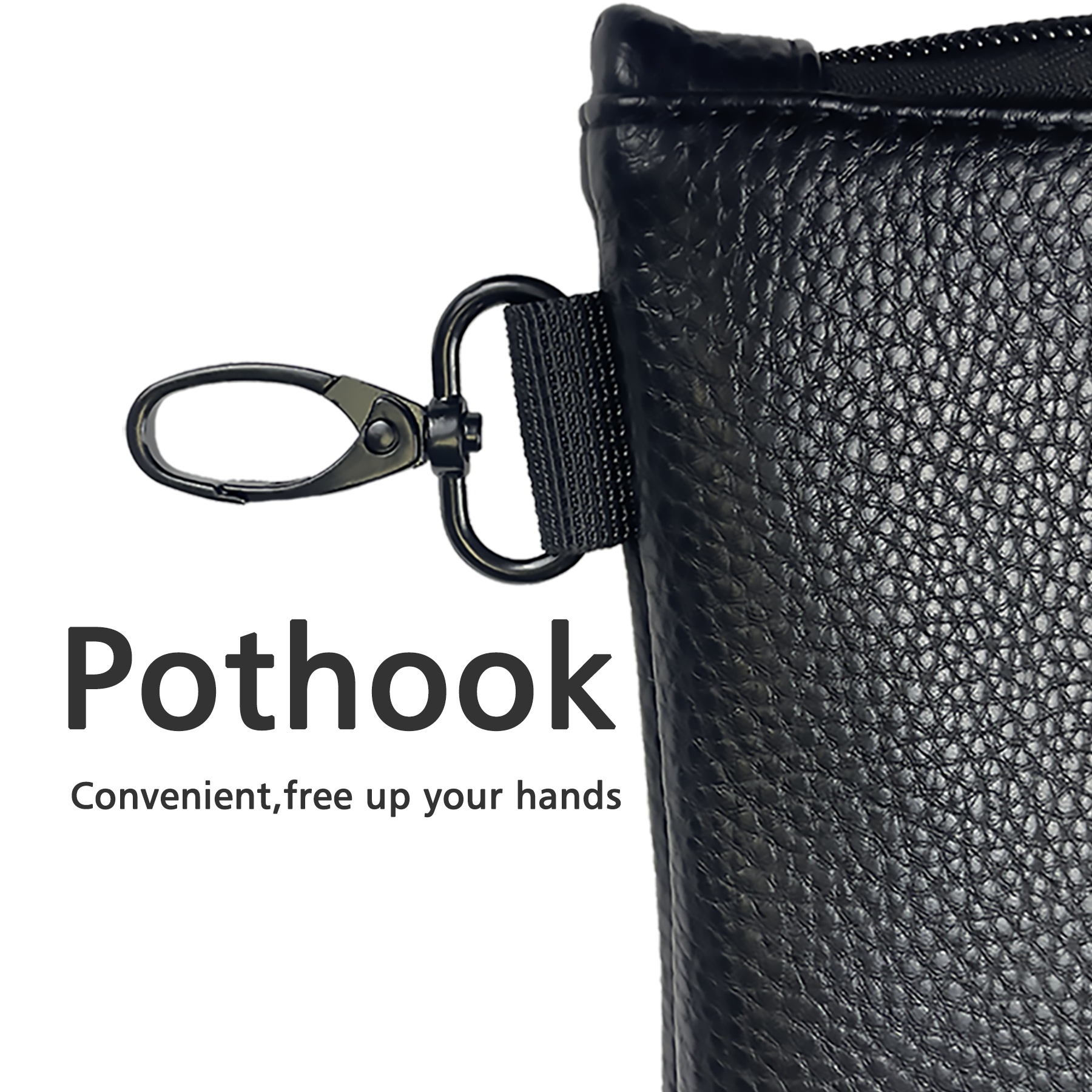 Custom PU Leather Golf Valuables Pouch with Logo Custom PU Leather Golf Valuables Pouch with Logo