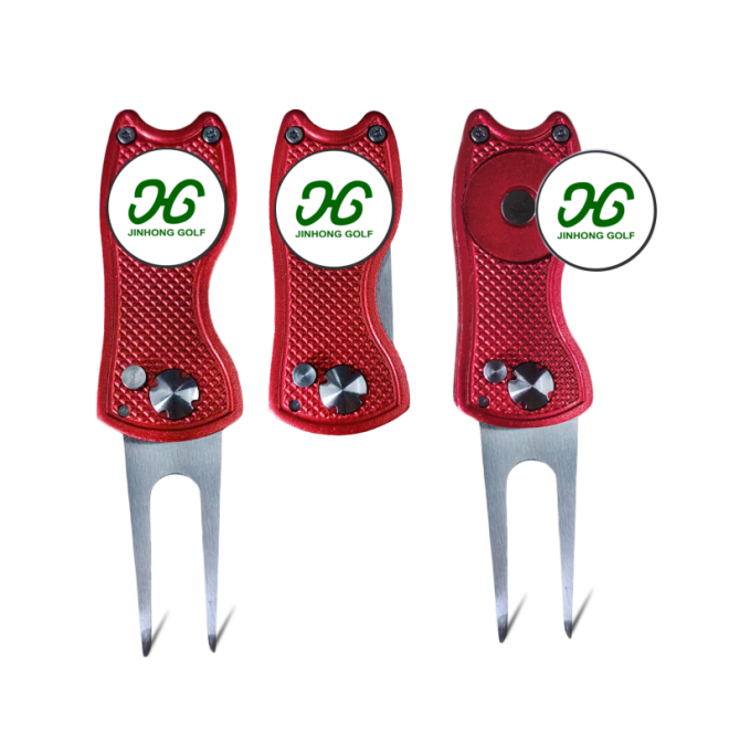 What is a plastic divot tool used for?