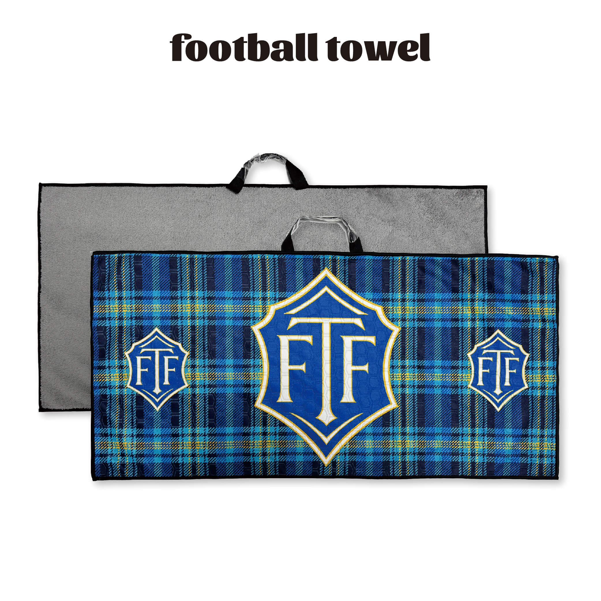 Football Soccer Texture Microfiber Golf Towel